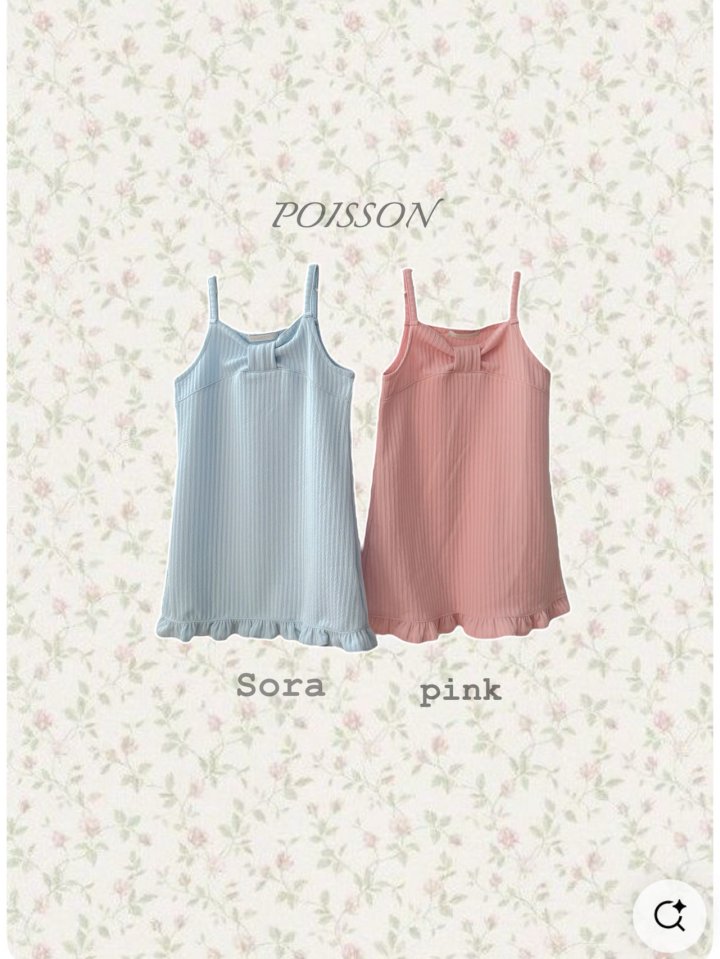 Poisson - Korean Children Fashion - #childofig - Crena Ribbon One-piece - 11