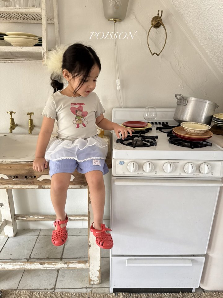 Poisson - Korean Children Fashion - #designkidswear - Cow Girl Tee - 9