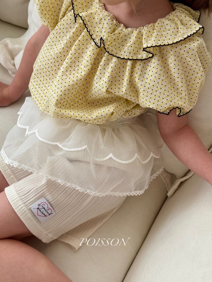 Poisson - Korean Children Fashion - #discoveringself - Scallop Layered Skirt - 6