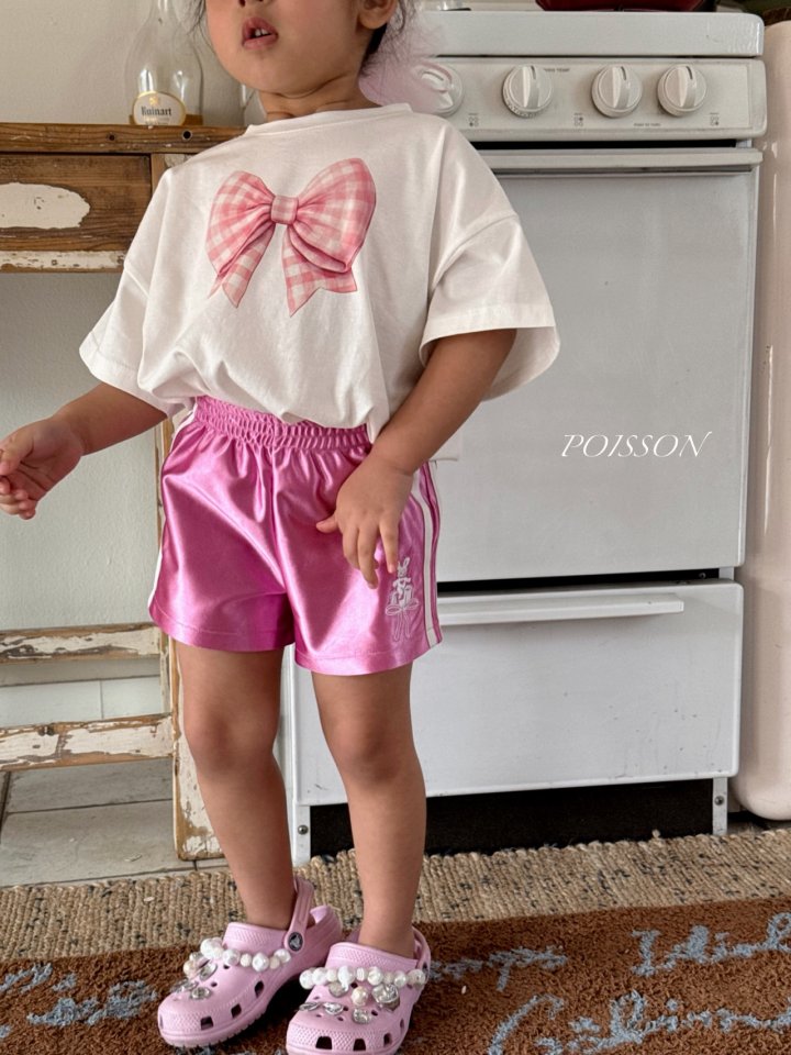 Poisson - Korean Children Fashion - #kidsshorts - Glossy Bunny Shorts - 7