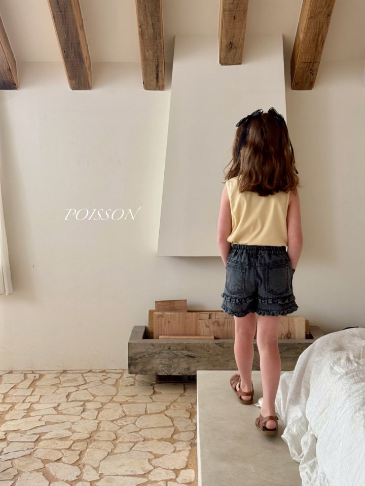 Poisson - Korean Children Fashion - #kidsshorts - Heart Tank Top - 6