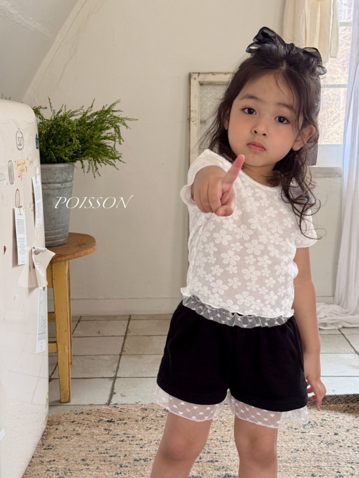 Poisson - Korean Children Fashion - #kidsstore - Bobo Lace Shorts - 6