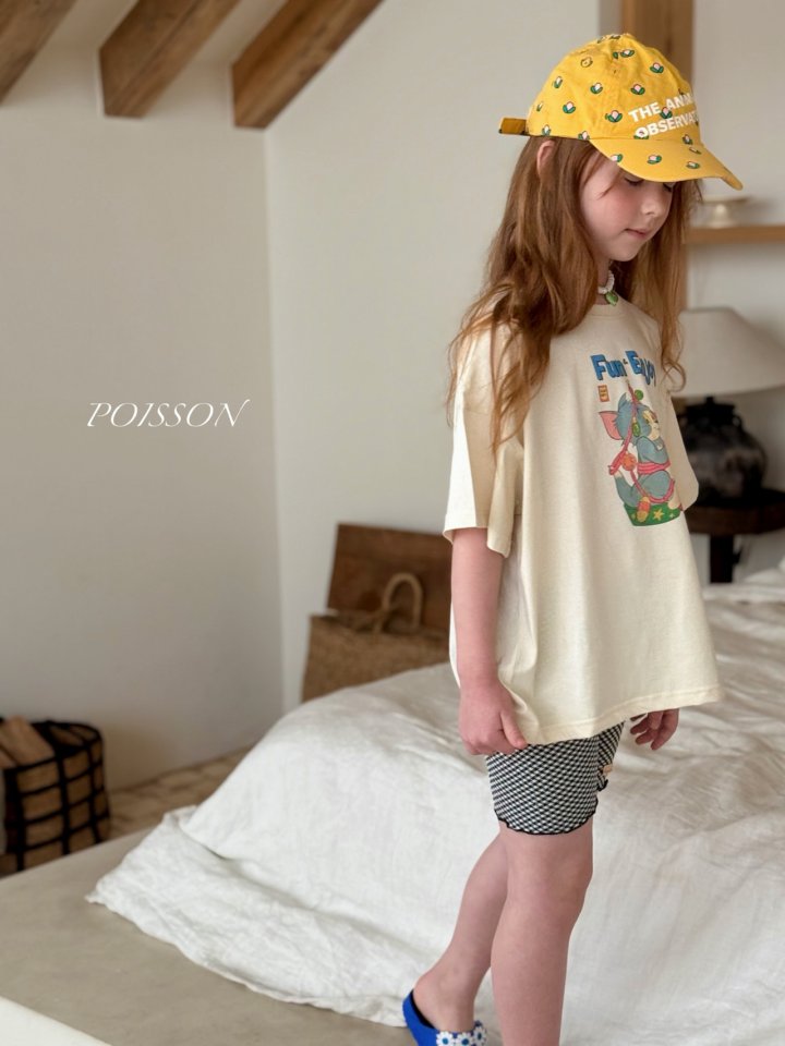 Poisson - Korean Children Fashion - #kidsstore - Check Leggings - 5