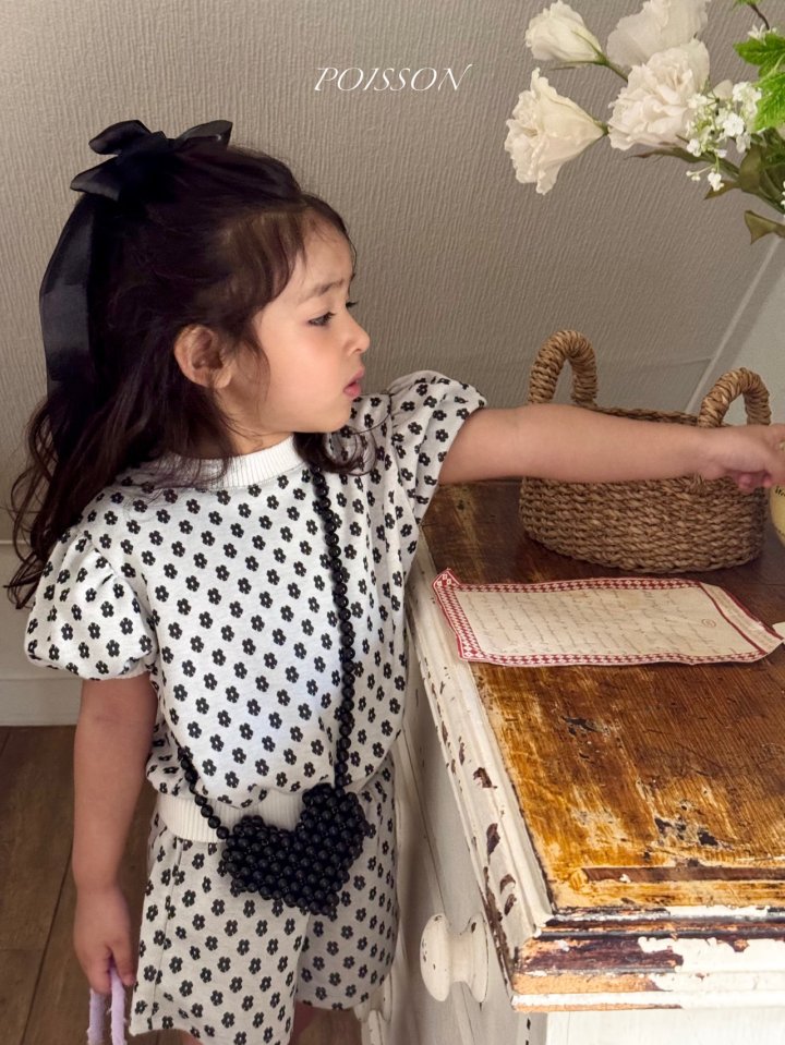 Poisson - Korean Children Fashion - #kidsstore - Daisy Jacquard Set-Up - 7