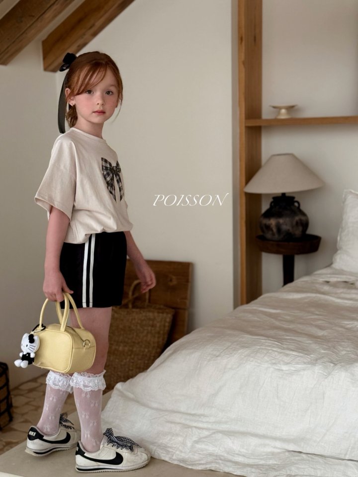Poisson - Korean Children Fashion - #kidsshorts - Lena Tee - 4
