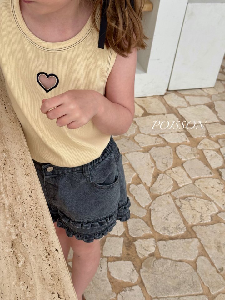 Poisson - Korean Children Fashion - #kidzfashiontrend - Heart Tank Top - 8