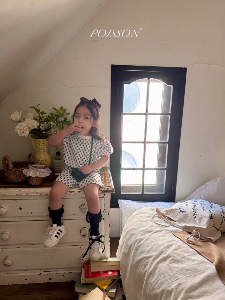 Poisson - Korean Children Fashion - #kidzfashiontrend - Daisy Jacquard Set-Up - 8