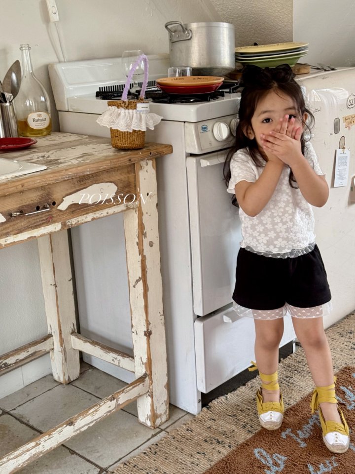 Poisson - Korean Children Fashion - #littlefashionista - Bobo Lace Shorts - 9