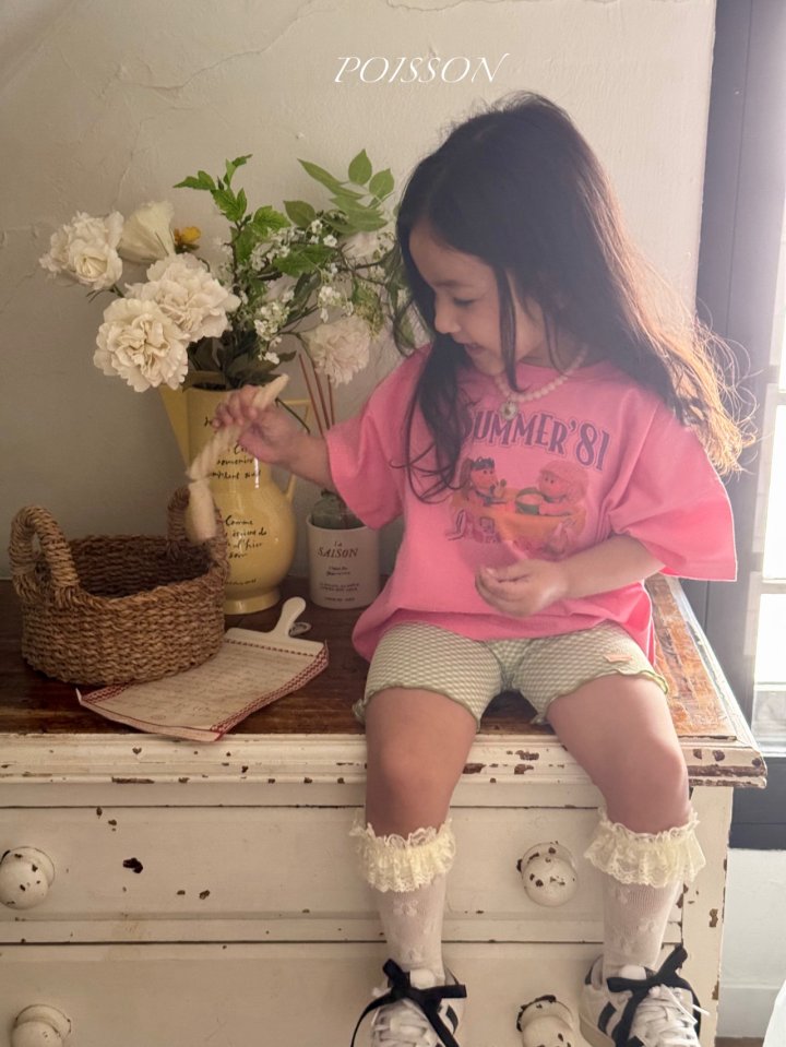 Poisson - Korean Children Fashion - #littlefashionista - Check Leggings - 8