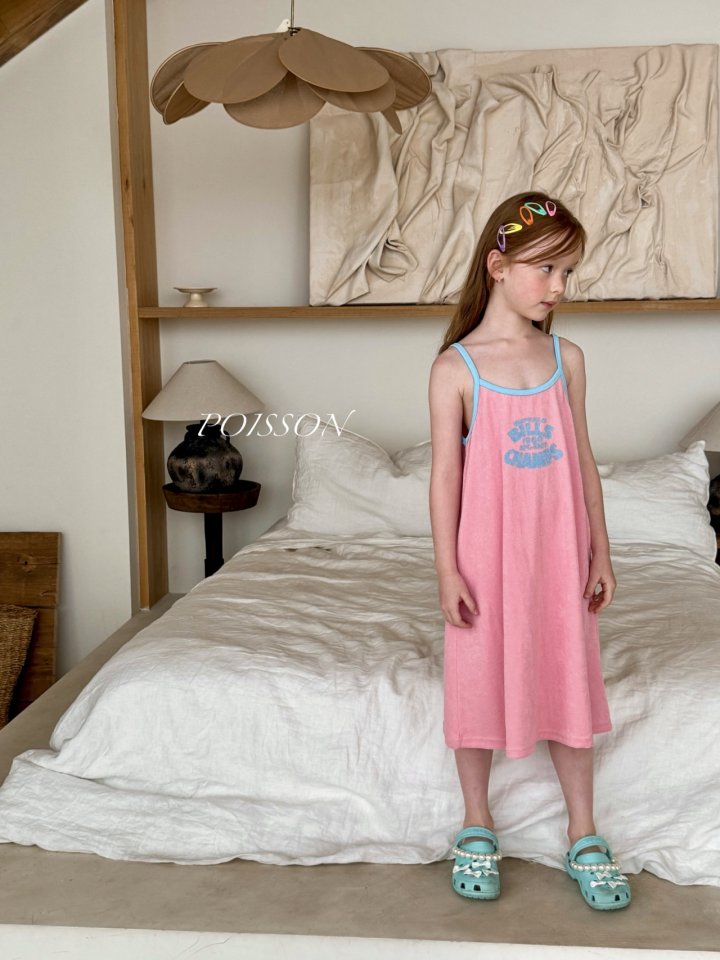 Poisson - Korean Children Fashion - #littlefashionista - Dewy Terry One-piece - 6