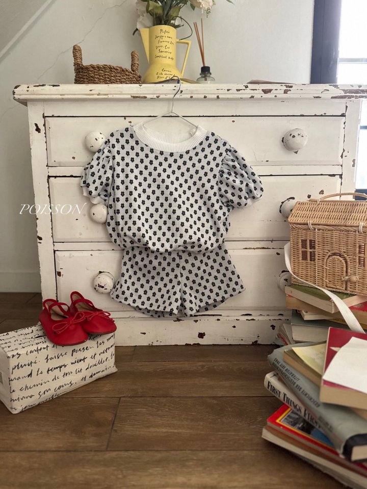 Poisson - Korean Children Fashion - #littlefashionista - Daisy Jacquard Set-Up - 10