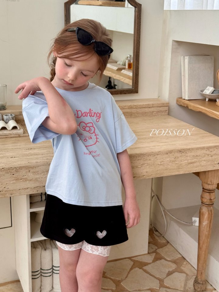 Poisson - Korean Children Fashion - #minifashionista - Heart Shorts - 9