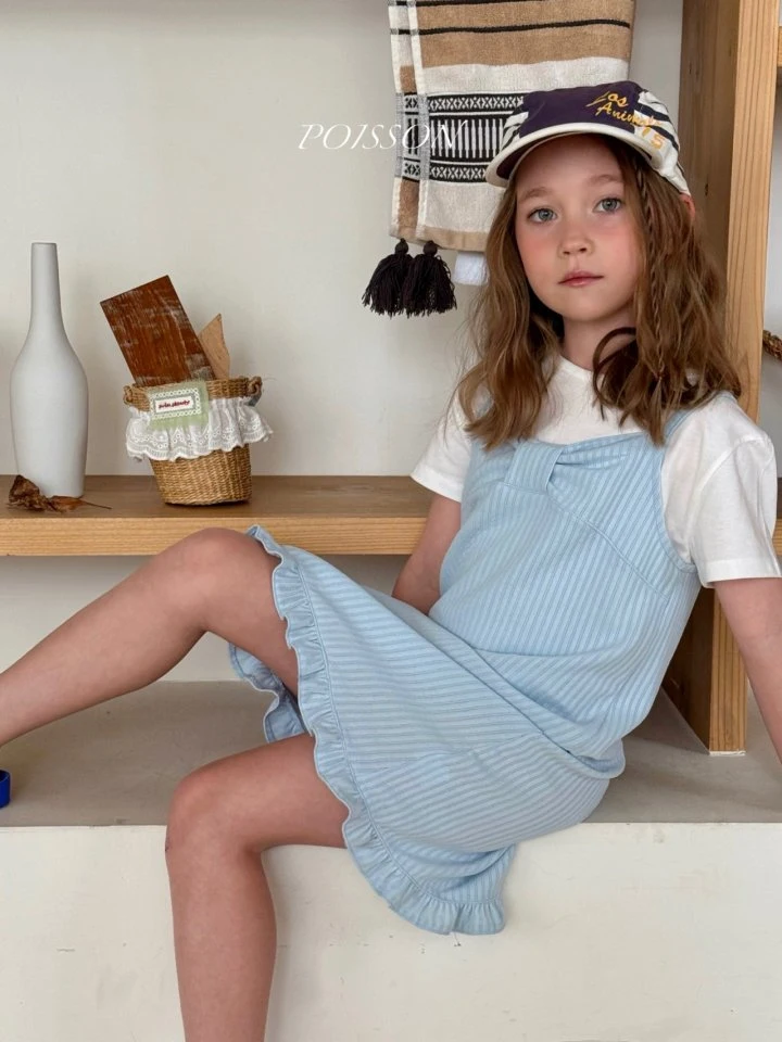Poisson - Korean Children Fashion - #minifashionista - Crena Ribbon One-piece - 8