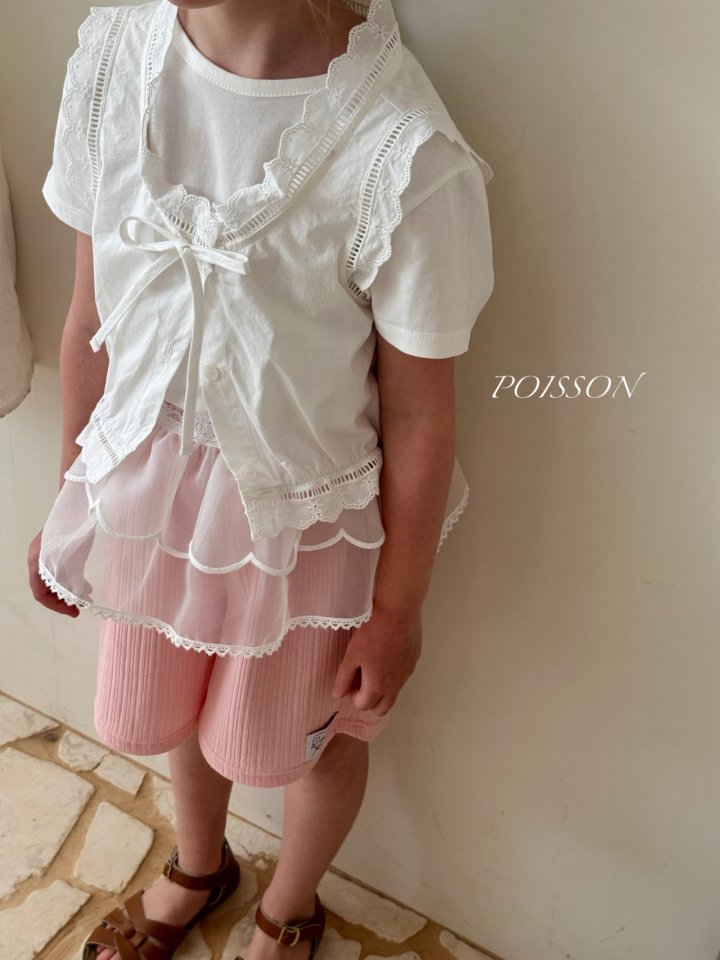 Poisson - Korean Children Fashion - #toddlerclothing - Genie Crop Blouse - 7