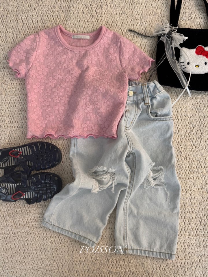 Poisson - Korean Children Fashion - #toddlerclothing - Ice Denim Pants - 10
