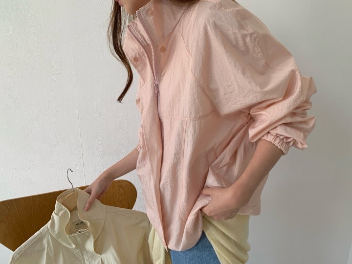 Pomelo - Korean Women Fashion - #womensfashion - Shine Wind Jumper - 4