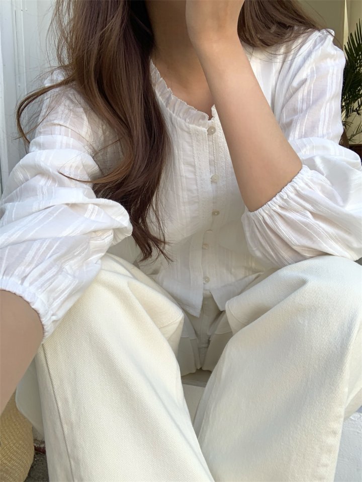 Pomelo - Korean Women Fashion - #momslook - Merry Lace Blouse