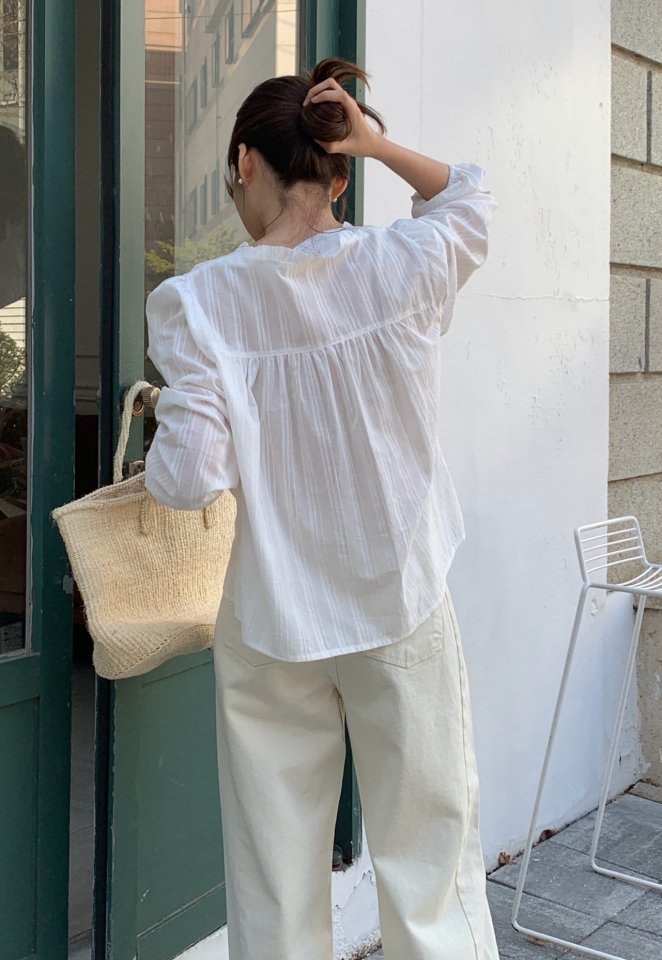 Pomelo - Korean Women Fashion - #momslook - Merry Lace Blouse - 3