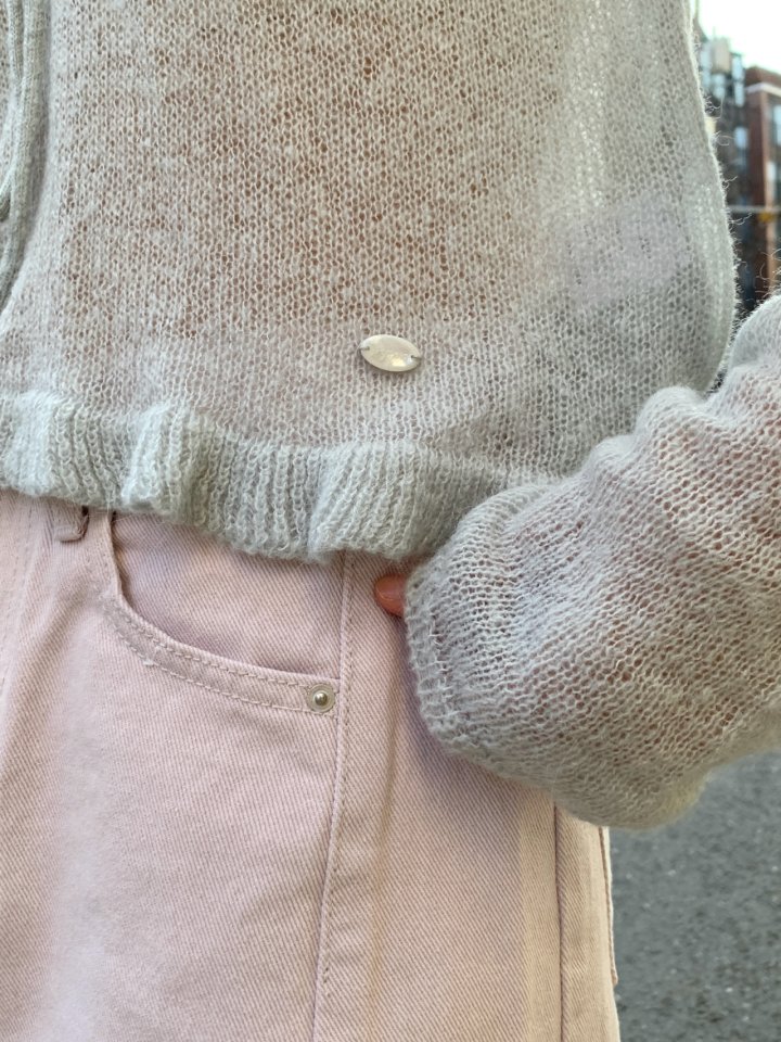Pomelo - Korean Women Fashion - #momslook - Lilly Frill Knit Top - 3