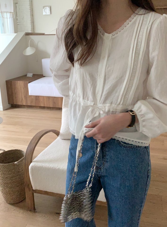 Pomelo - Korean Women Fashion - #momslook - Cienna Blouse - 8