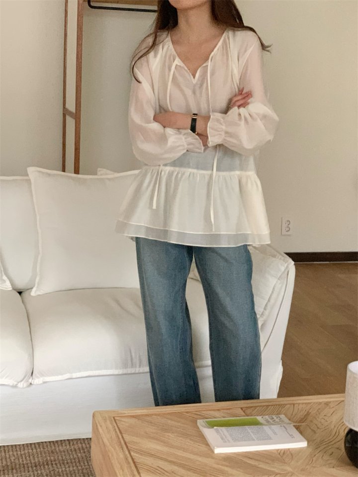 Pomelo - Korean Women Fashion - #momslook - Lumy Layered One-piece - 7