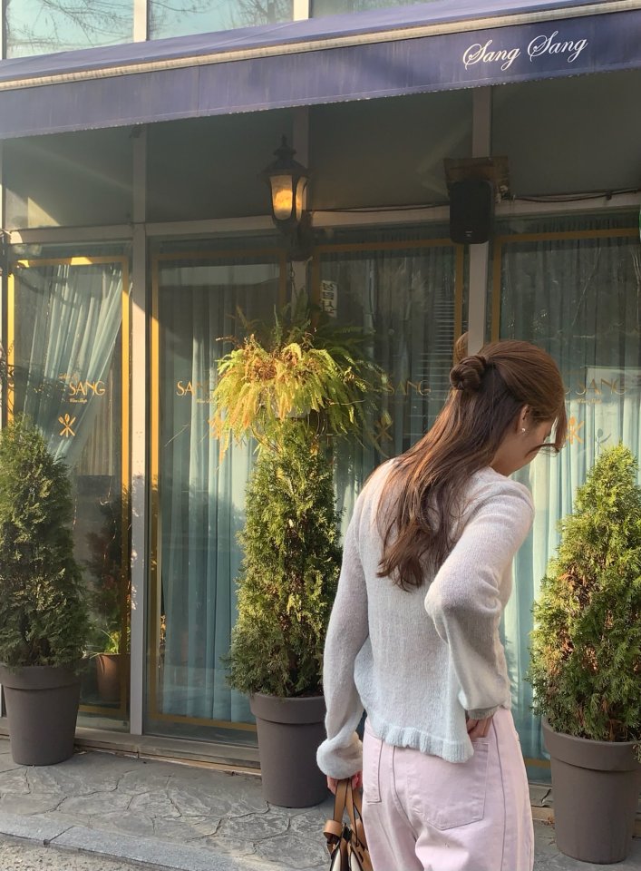 Pomelo - Korean Women Fashion - #pursuepretty - Lilly Frill Knit Top - 7