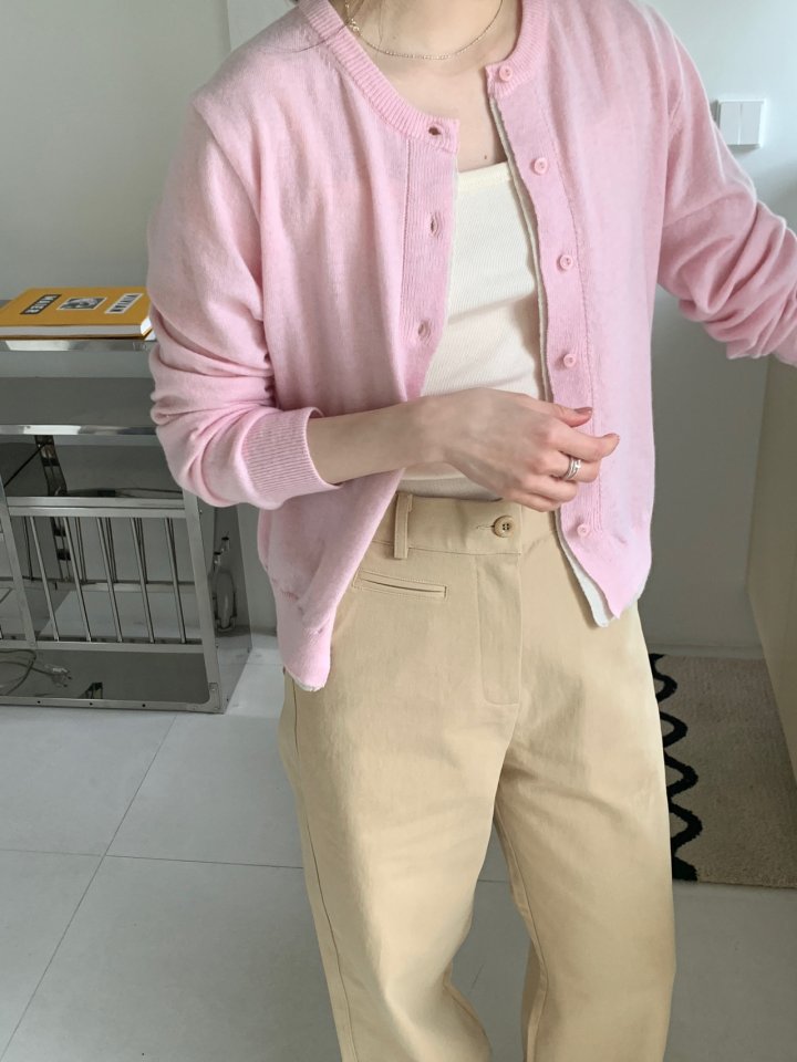 Pomelo - Korean Women Fashion - #restrostyle - Sand Cardigan - 5