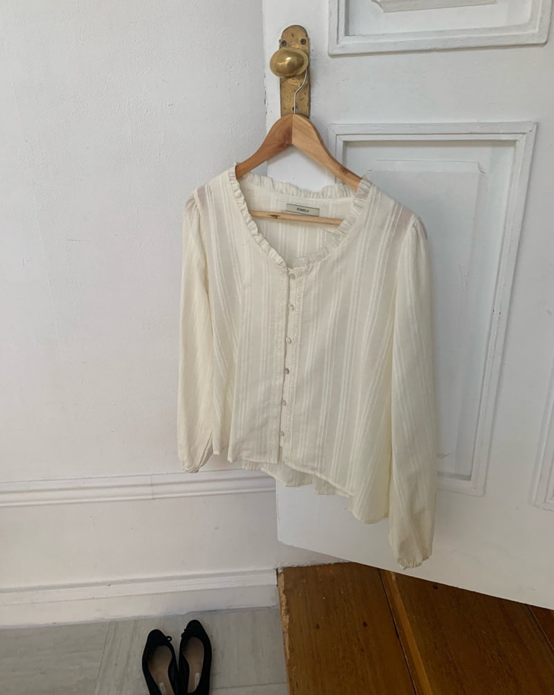 Pomelo - Korean Women Fashion - #romanticstyle - Merry Lace Blouse - 11
