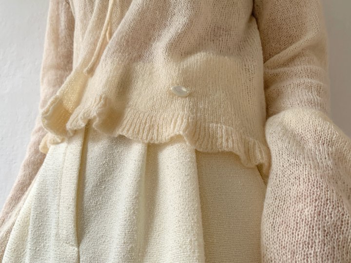 Pomelo - Korean Women Fashion - #shopsmall - Lilly Frill Knit Top - 10