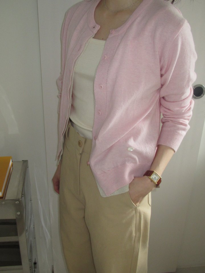 Pomelo - Korean Women Fashion - #shopsmall - Sand Cardigan - 7