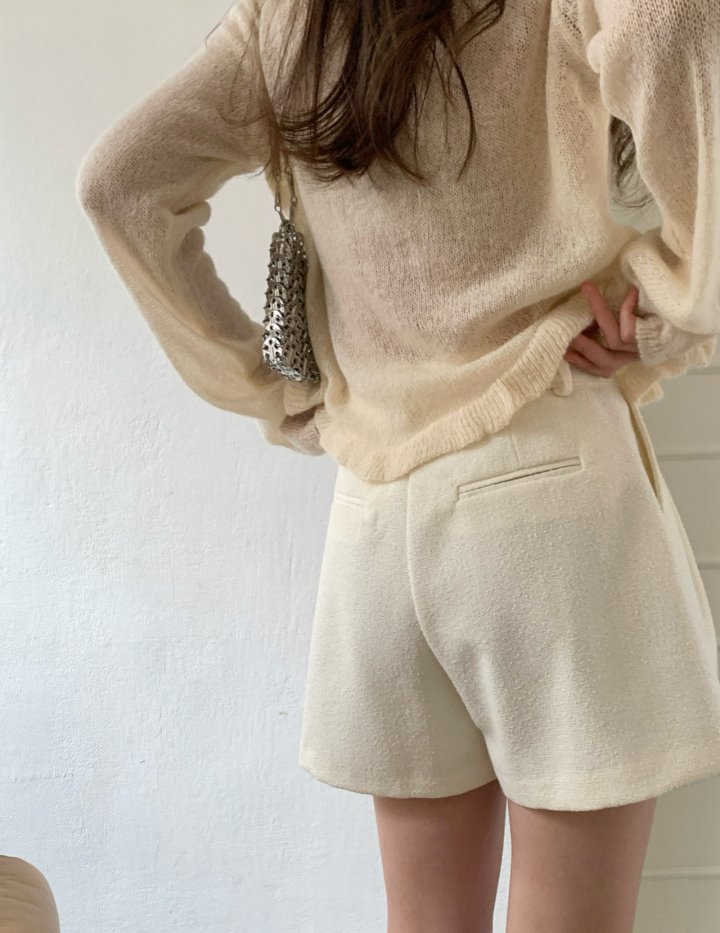 Pomelo - Korean Women Fashion - #thatsdarling - Tweed Pants - 9
