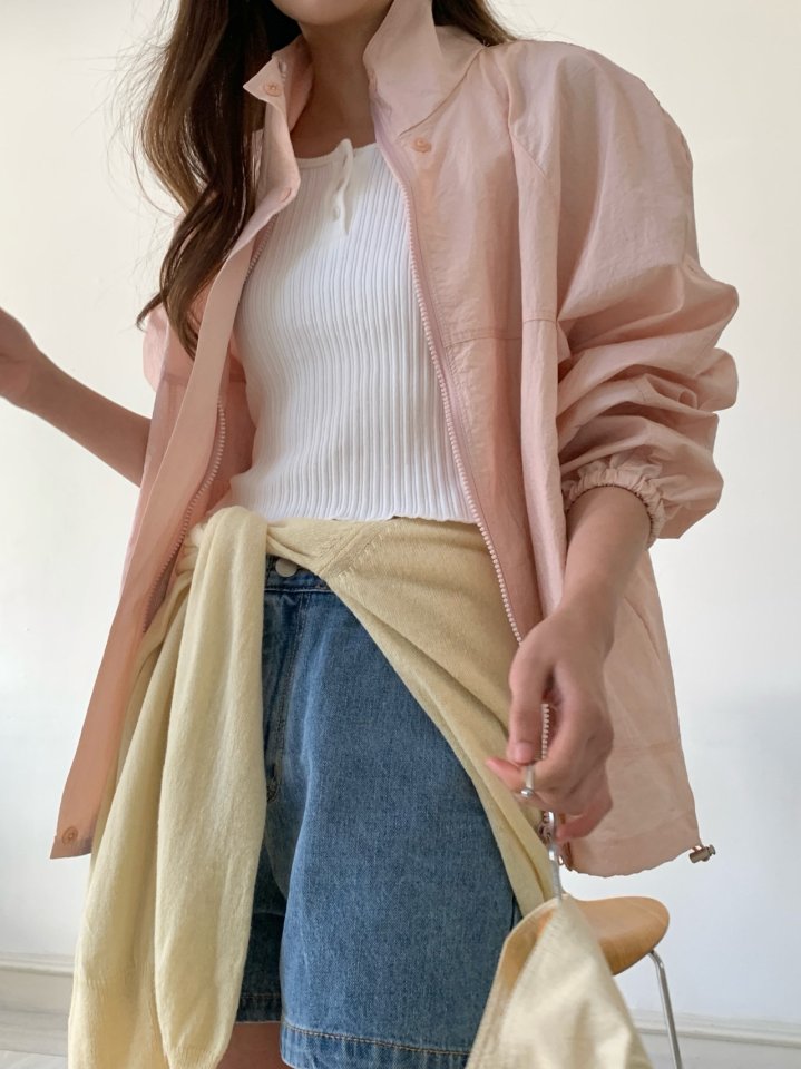 Pomelo - Korean Women Fashion - #womensfashion - Shine Wind Jumper