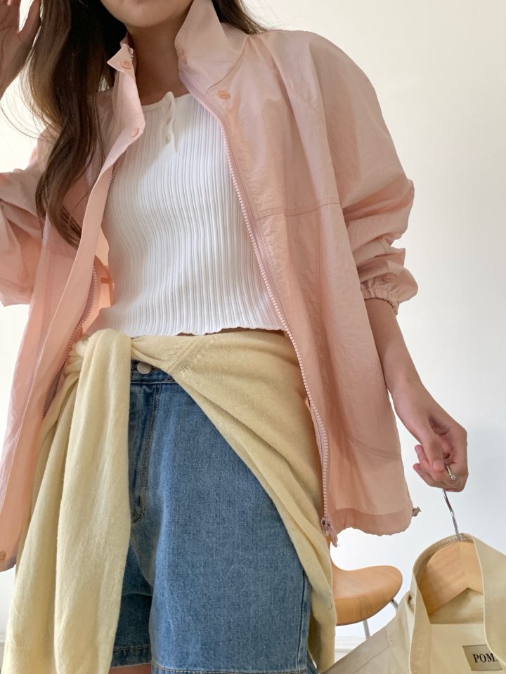 Pomelo - Korean Women Fashion - #womensfashion - Shine Wind Jumper - 3