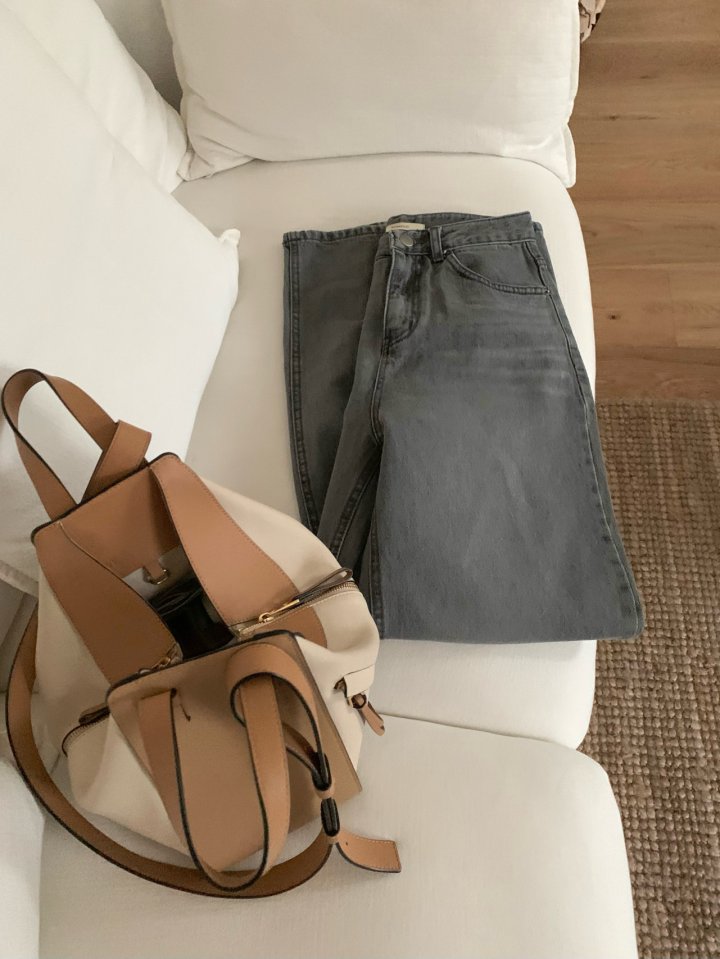Pomelo - Korean Women Fashion - #womensfashion - Dusty Denim Pants - 11