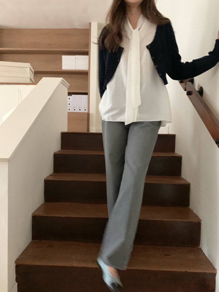 Pomelo - Korean Women Fashion - #womensfashion - Dusty Denim Pants - 9