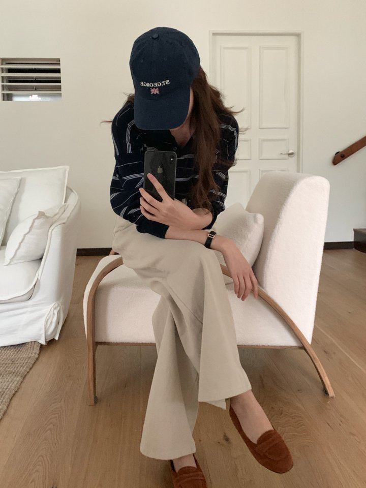 Pomelo - Korean Women Fashion - #womensfashion - Water Stripe Shirt - 6