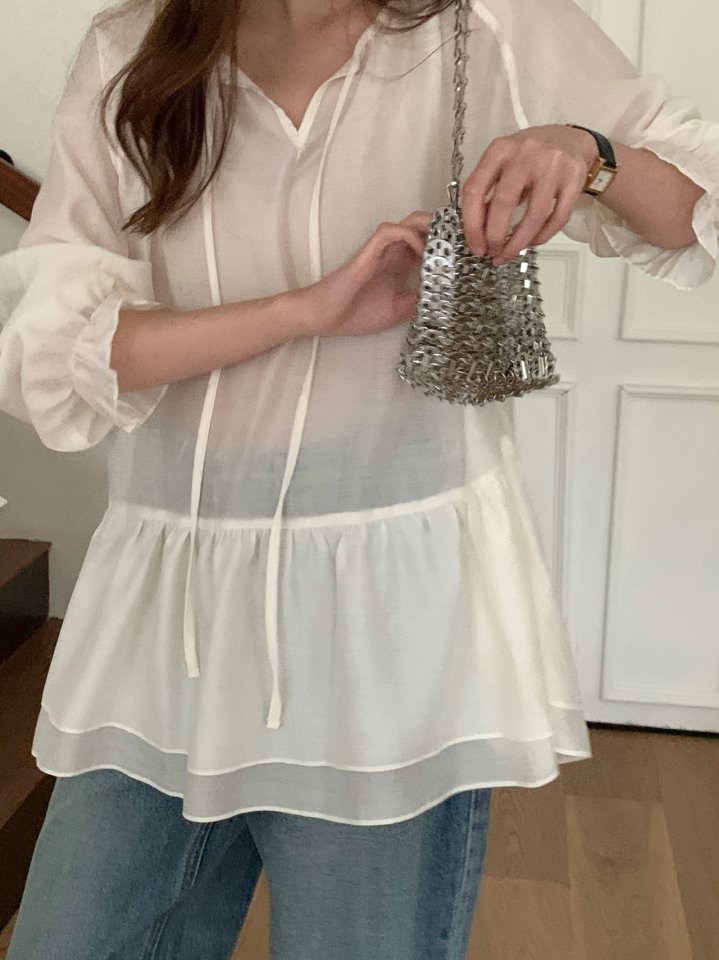 Pomelo - Korean Women Fashion - #momslook - Lumy Layered One-piece - 4