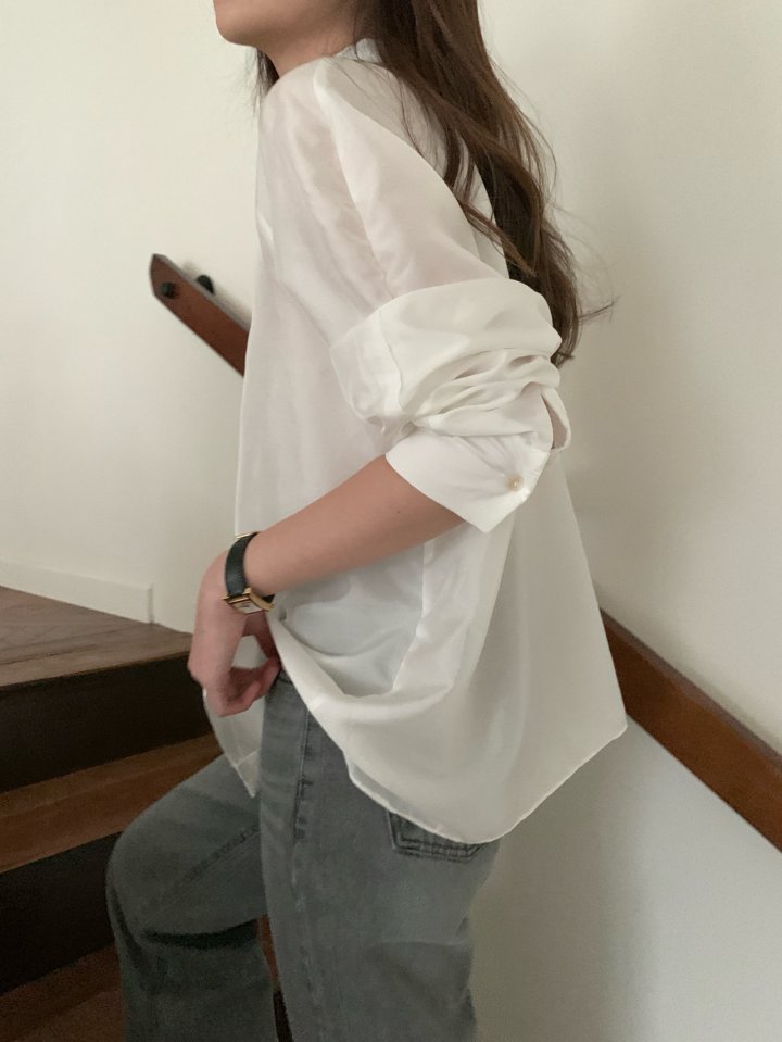 Pomelo - Korean Women Fashion - #womensfashion - Creeze Tie Blouse - 3
