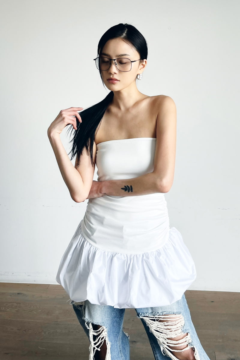 Project Wave - Korean Women Fashion - #momslook - Balloon Mini One-piece