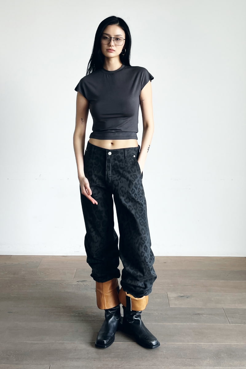 Project Wave - Korean Women Fashion - #momslook - Jaguar Print Pants - 3