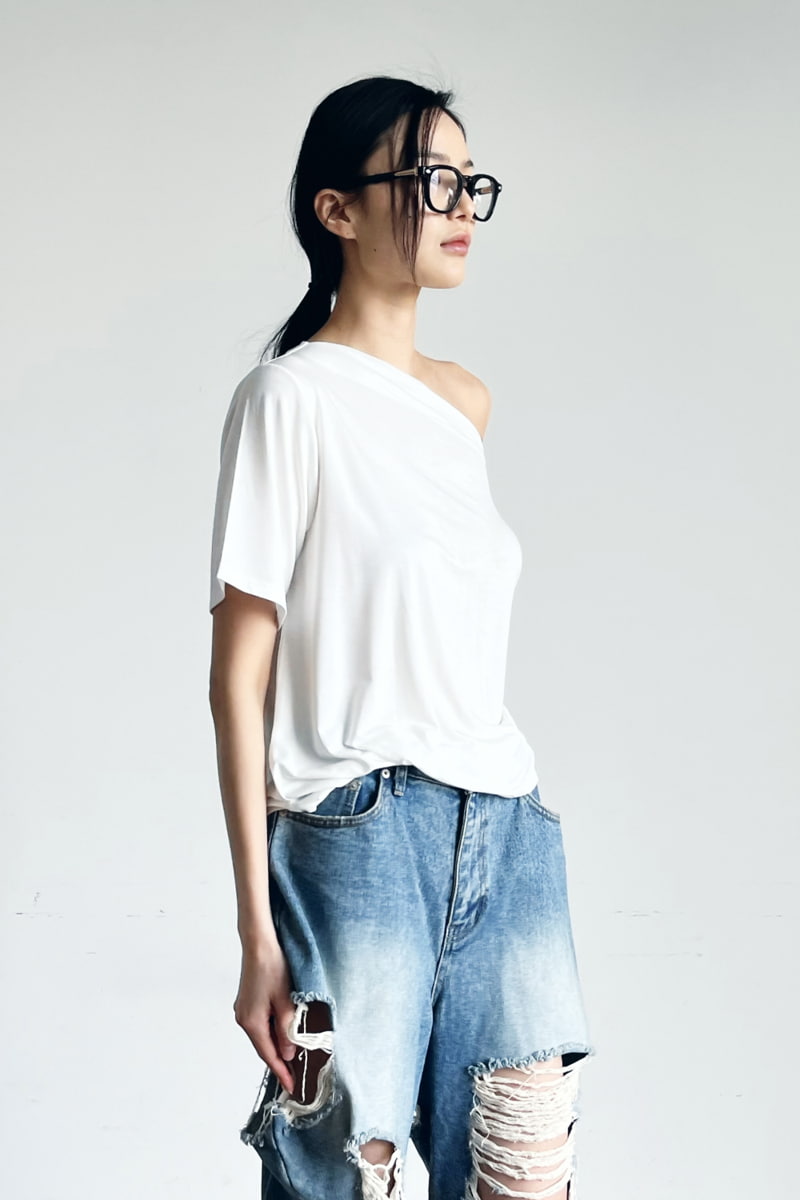 Project Wave - Korean Women Fashion - #womensfashion - Vintage Denim Pants - 7