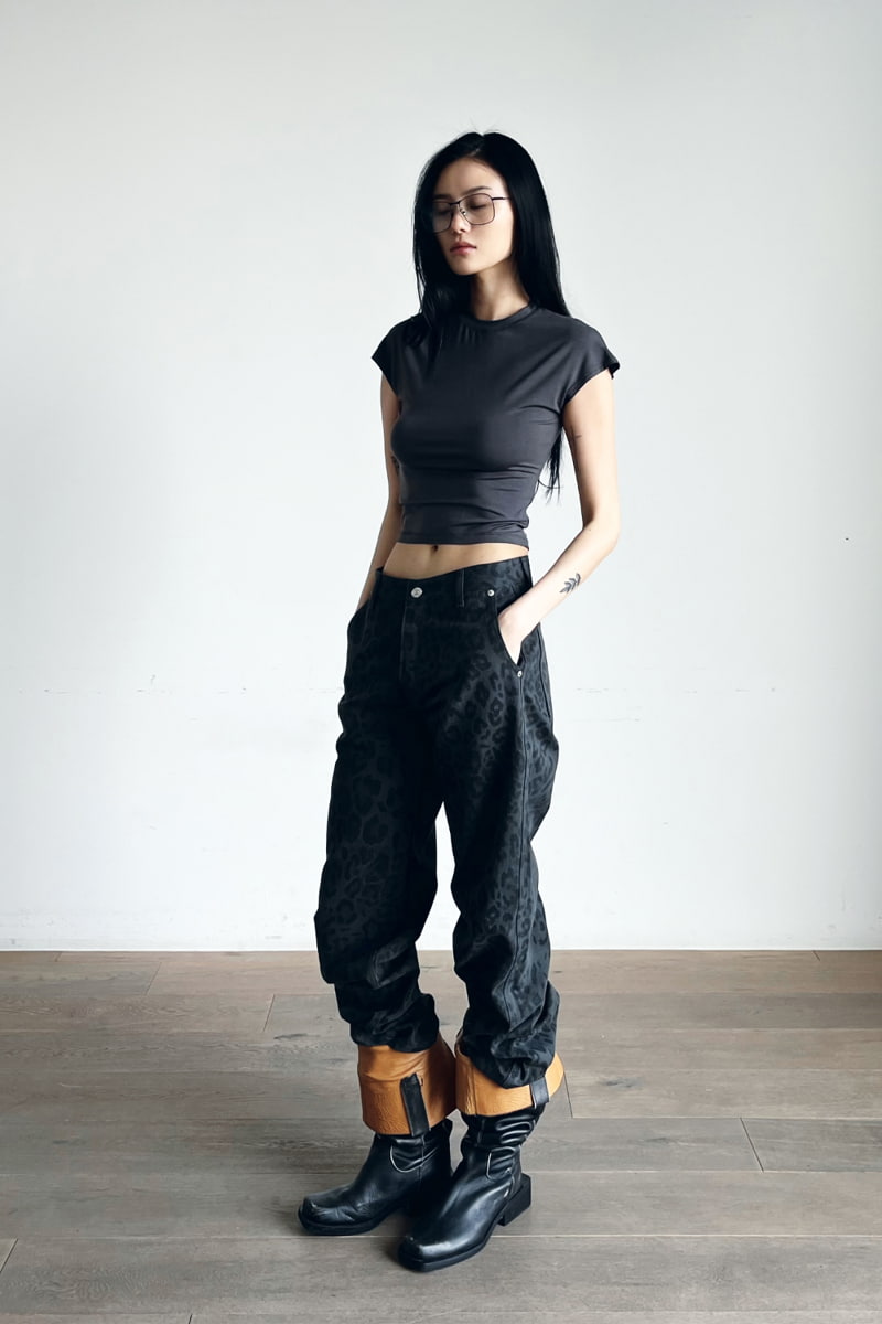 Project Wave - Korean Women Fashion - #womensfashion - Jaguar Print Pants - 2