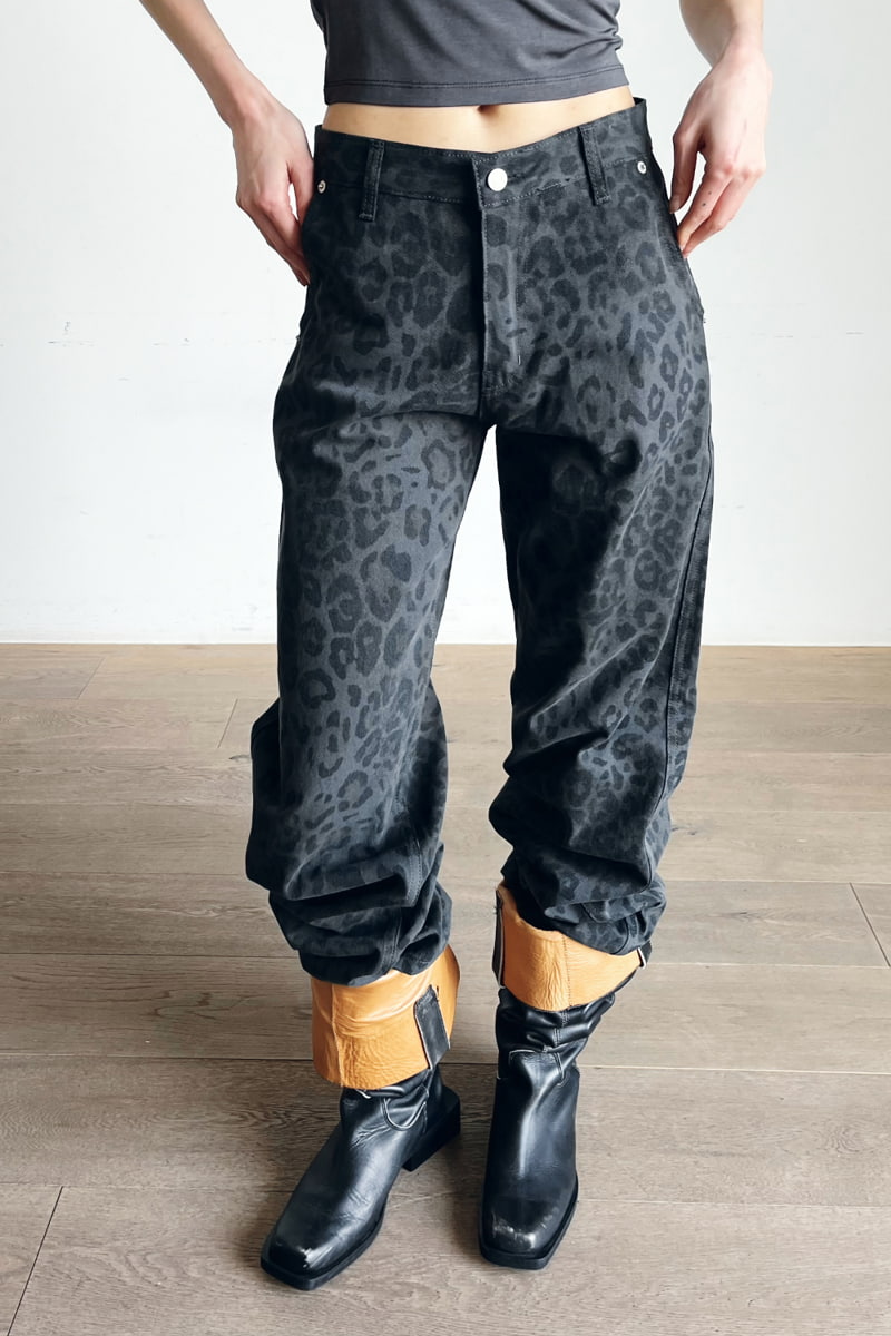 Project Wave - Korean Women Fashion - #womensfashion - Jaguar Print Pants - 6