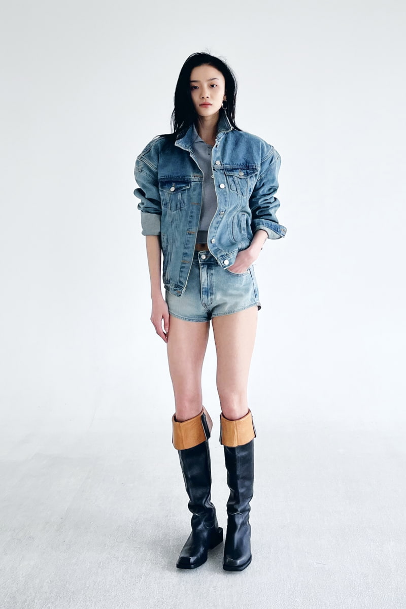 Project Wave - Korean Women Fashion - #womensfashion - Short High Denim Pants