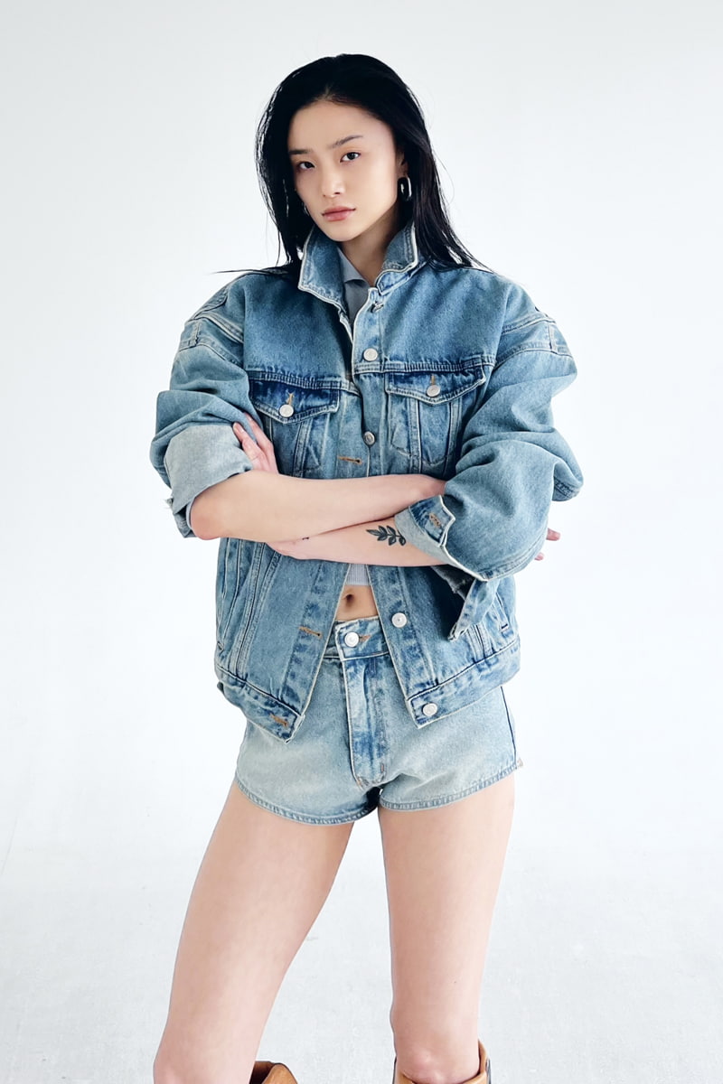 Project Wave - Korean Women Fashion - #womensfashion - Short High Denim Pants - 5