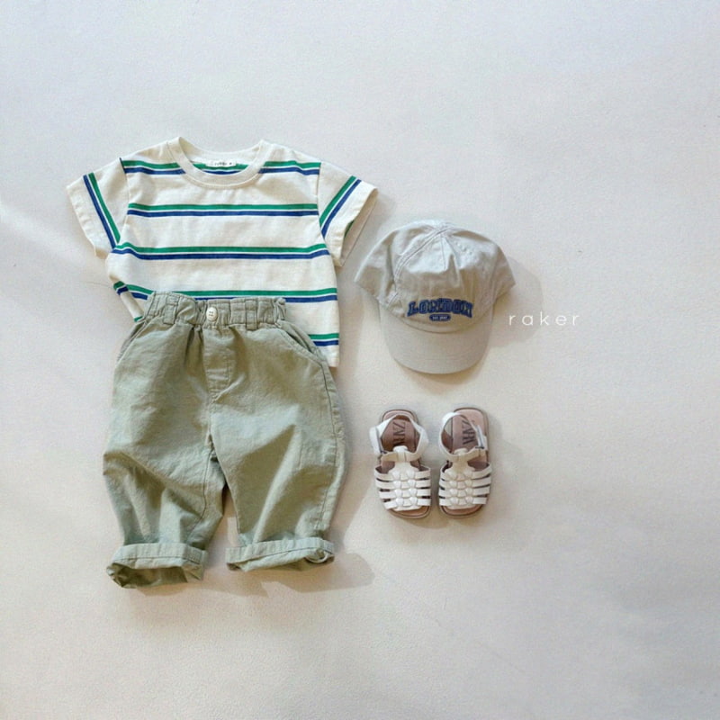 Raker - Korean Children Fashion - #Kfashion4kids - Cotton Box Striped Tee - 5