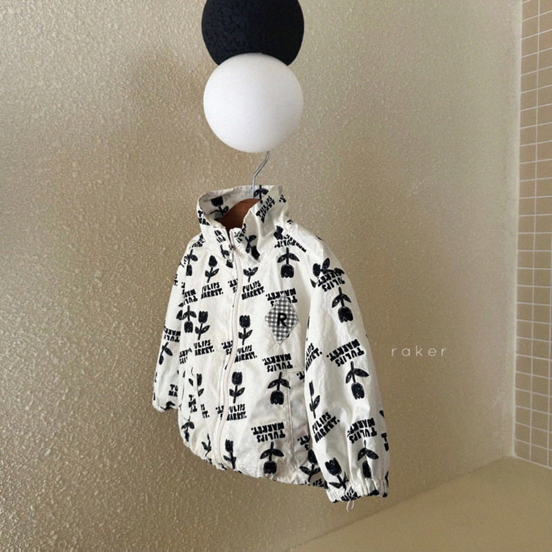 Raker - Korean Children Fashion - #designkidswear - Windy Zip-Up Jumper (Tulip)