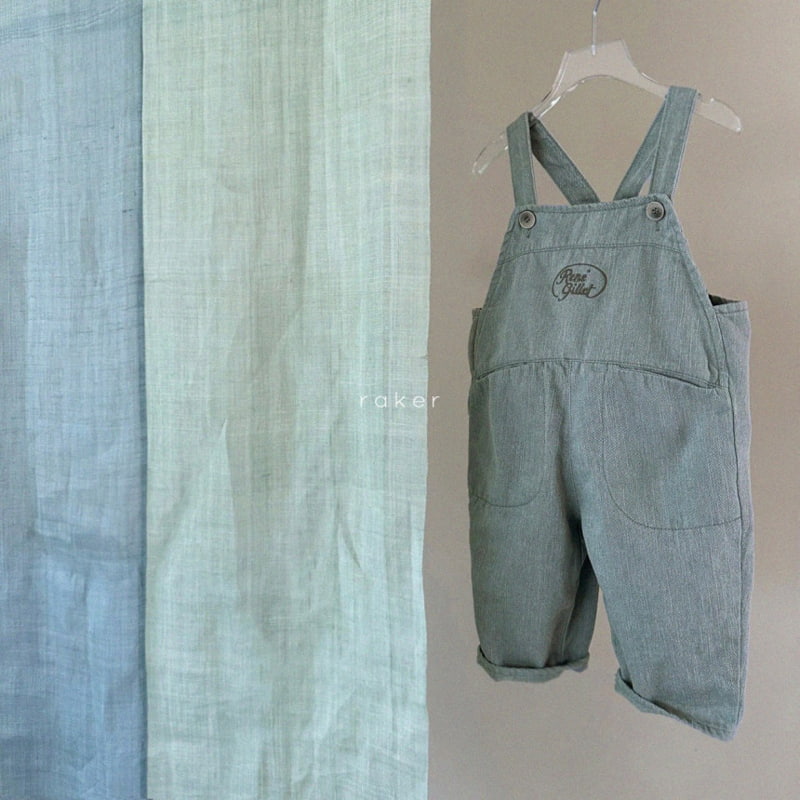 Raker - Korean Children Fashion - #fashionkids - Tom Hidden Pocket Overalls - 2