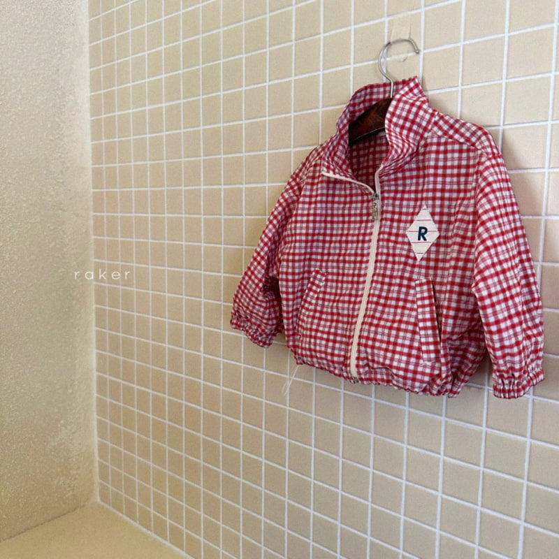 Windy Zip-Up Jumper (Check) by Raker for Child - view 1
