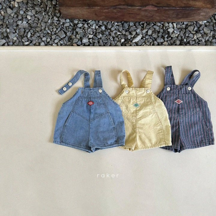Raker - Korean Children Fashion - #kidsstore - Encho Short Overalls